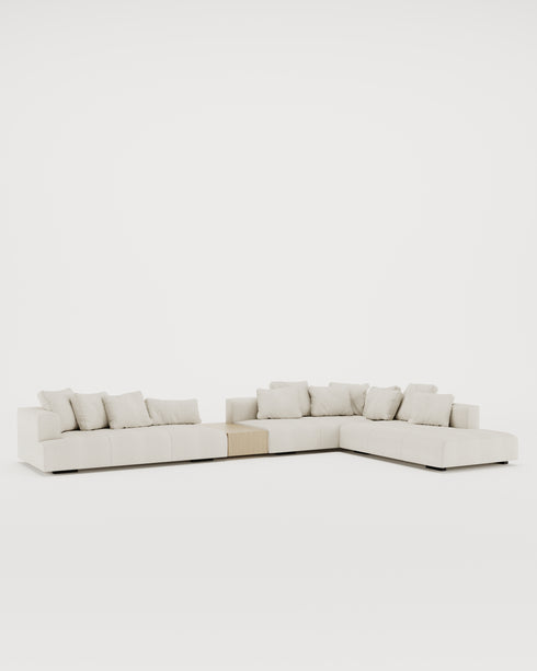 DALLAS CORNER SOFA - TABLE